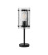 Butler Table Lamp 1 Light E27 Matt Black / Rippled Clear (F) Glass-4
