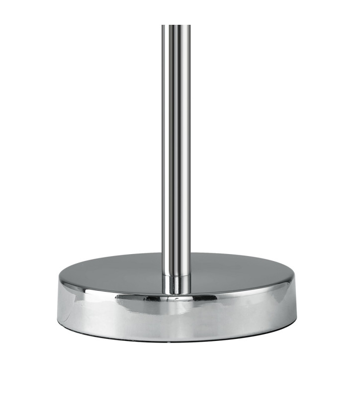 Butler Table Lamp 1 Light E27 Polished Chrome / Wide Ribbed Clear (C) Glass-5