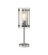 Butler Table Lamp 1 Light E27 Polished Chrome / Cobbled Clear (D) Glass-1
