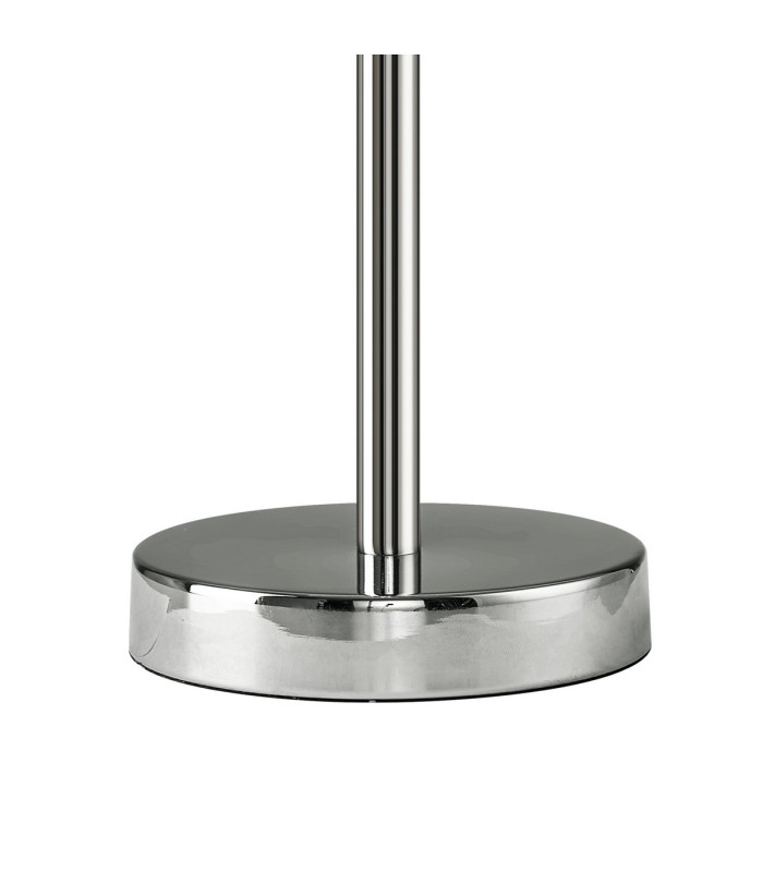 Butler Table Lamp 1 Light E27 Polished Chrome / Seeded Clear (E) Glass-5