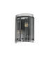 Butler Wall Light 2 Light E27 Matt Black / Wide Ribbed Clear (C) Glass-4