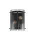 Butler Wall Light 2 Light E27 Matt Black / Wide Ribbed Clear (C) Glass-8