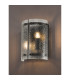 Butler Wall Light 2 Light E27 Matt Black / Seeded Clear (E) Glass-3