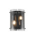 Butler Wall Light 2 Light E27 Matt Black / Seeded Clear (E) Glass-5
