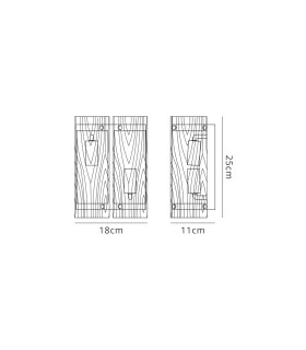 Butler Wall Light 2 Light E27 Polished Chrome / Rippled Clear (F) Glass-2