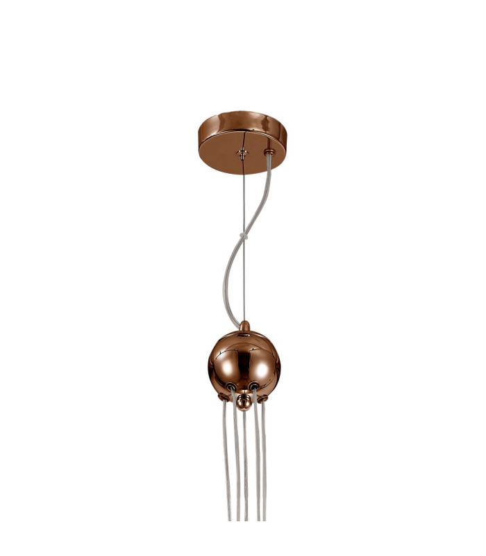 Newstead 48cm Cluster Pendant 5 x G9 Antique Copper/Chrome-4