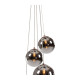 Newstead 48cm Cluster Pendant 5 x G9 Antique Copper/Chrome-5