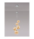 Newstead 48cm Cluster Pendant 5 x G9 Polished Chrome/Amber-3