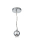 Newstead 48cm Cluster Pendant 5 x G9 Polished Chrome/Amber-4