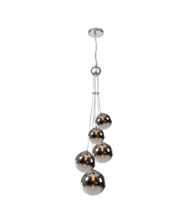 Newstead 48cm Cluster Pendant 5 x G9 Polished Chrome/Chrome-1