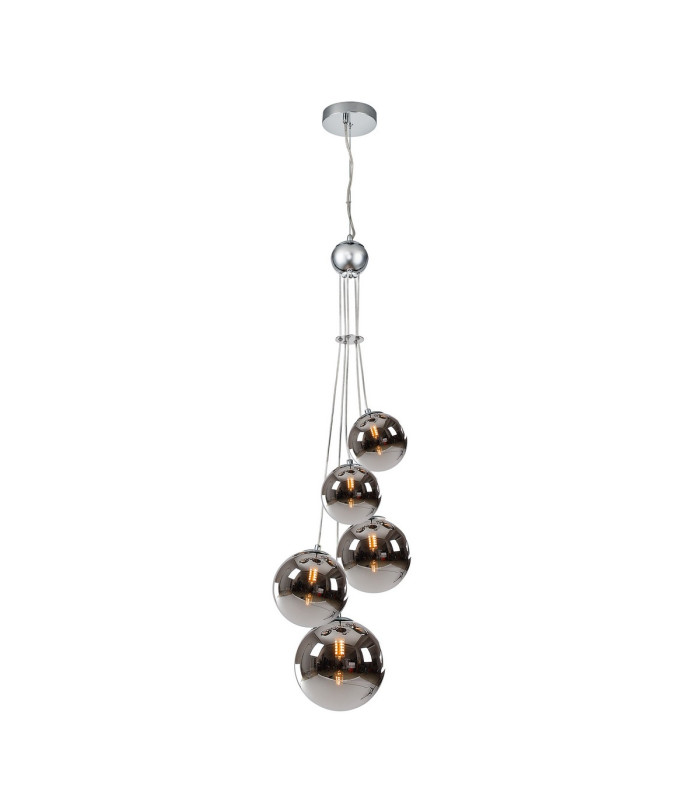 Newstead 48cm Cluster Pendant 5 x G9 Polished Chrome/Chrome-1