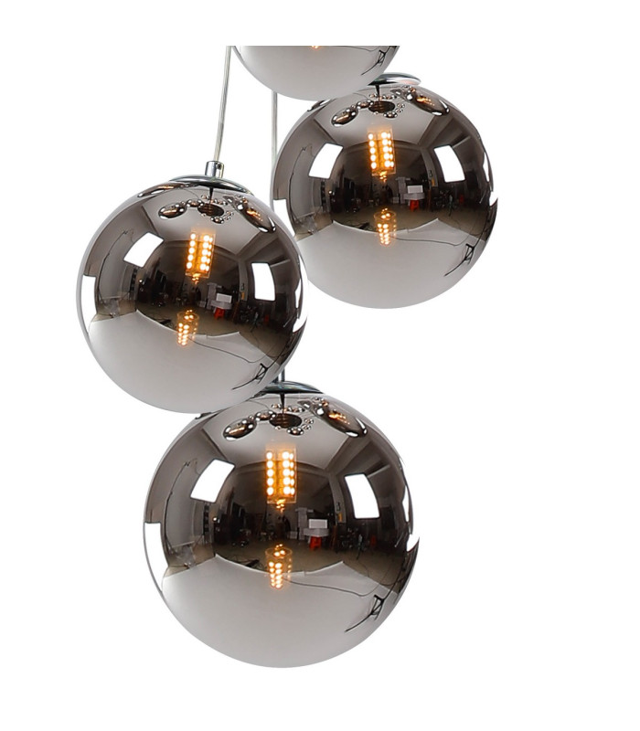 Newstead 48cm Cluster Pendant 5 x G9 Polished Chrome/Chrome-6