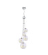 Newstead 48cm Cluster Pendant 5 x G9 Polished Chrome/Iridescent-1