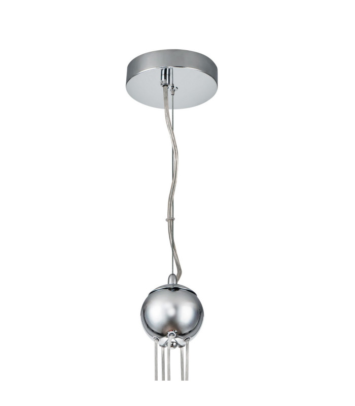 Newstead 48cm Cluster Pendant 5 x G9 Polished Chrome/Iridescent-4