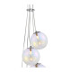 Newstead 48cm Cluster Pendant 5 x G9 Polished Chrome/Iridescent-5