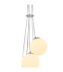 Newstead 48cm Cluster Pendant 5 x G9 Polished Chrome/Opal-5