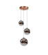 Newstead 31cm Round Pendant 3 x G9 Antique Copper/Chrome-1