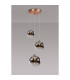 Newstead 31cm Round Pendant 3 x G9 Antique Copper/Chrome-3