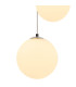 Newstead 31cm Round Pendant 3 x G9 Antique Copper/Opal-6