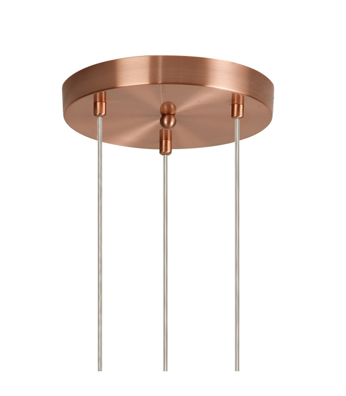 Newstead 31cm Round Pendant 3 x G9 Antique Copper/Smoke-3