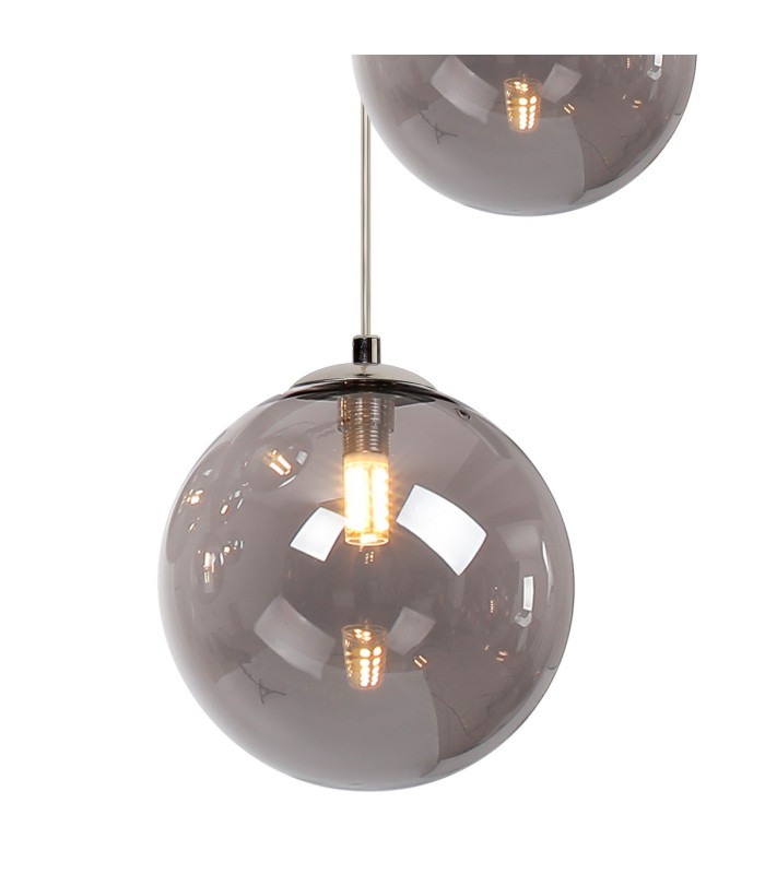 Newstead 31cm Round Pendant 3 x G9 Antique Copper/Smoke-5