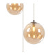 Newstead 31cm Round Pendant 3 x G9 Polished Chrome/Amber-5