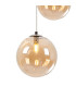 Newstead 31cm Round Pendant 3 x G9 Polished Chrome/Amber-6