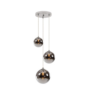 Newstead 31cm Round Pendant 3 x G9 Polished Chrome/Chrome-1