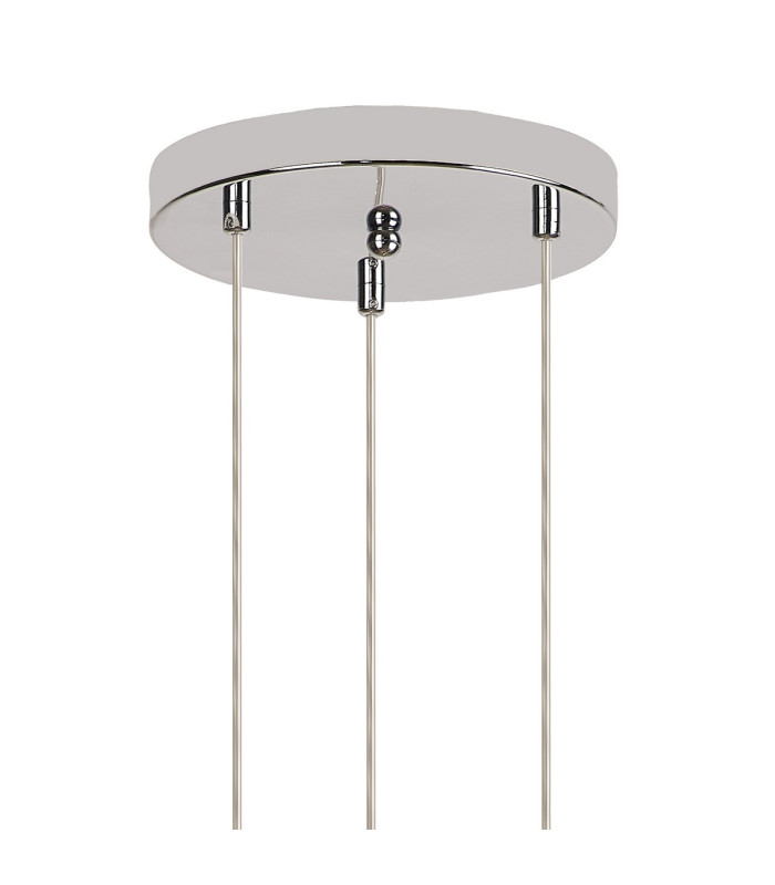 Newstead 31cm Round Pendant 3 x G9 Polished Chrome/Chrome-4
