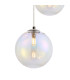 Newstead 31cm Round Pendant 3 x G9 Polished Chrome/Iridescent-6