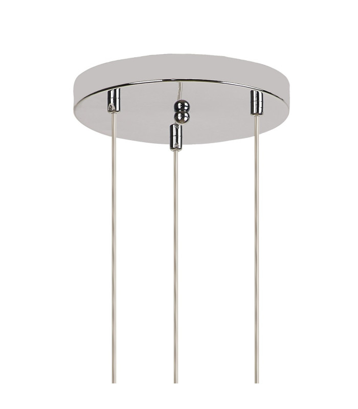 Newstead 31cm Round Pendant 3 x G9 Polished Chrome/Opal-4