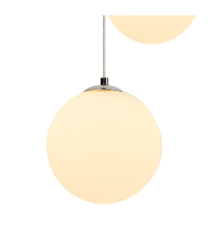 Newstead 31cm Round Pendant 3 x G9 Polished Chrome/Opal-6