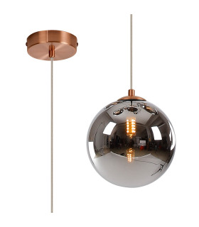 Newstead 18cm Single Pendant 1 x G9 Antique Copper/Chrome-1
