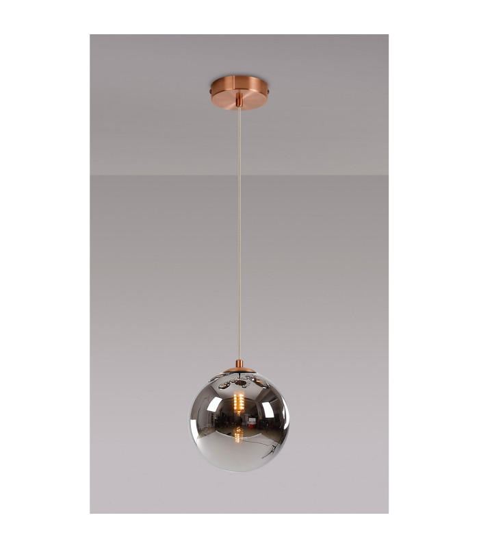 Newstead 18cm Single Pendant 1 x G9 Antique Copper/Chrome-3