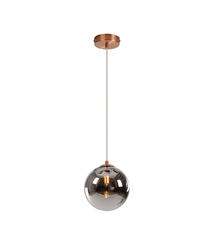 Newstead 18cm Single Pendant 1 x G9 Antique Copper/Chrome-4