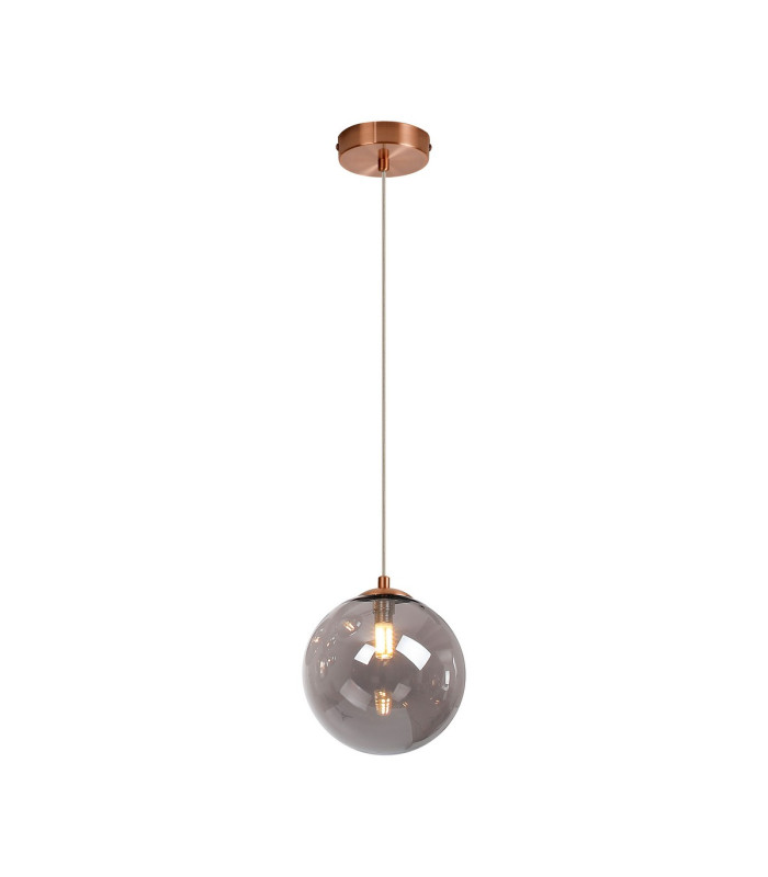 Newstead 18cm Single Pendant 1 x G9 Antique Copper/Smoke-4