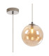 Newstead 18cm Single Pendant 1 x G9 Polished Chrome/Amber-1