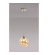 Newstead 18cm Single Pendant 1 x G9 Polished Chrome/Amber-3