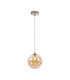 Newstead 18cm Single Pendant 1 x G9 Polished Chrome/Amber-4