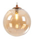Newstead 18cm Single Pendant 1 x G9 Polished Chrome/Amber-6