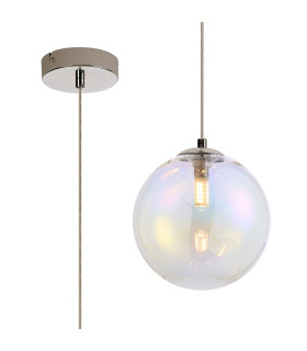 Newstead 18cm Single Pendant 1 x G9 Polished Chrome/Iridescent-1