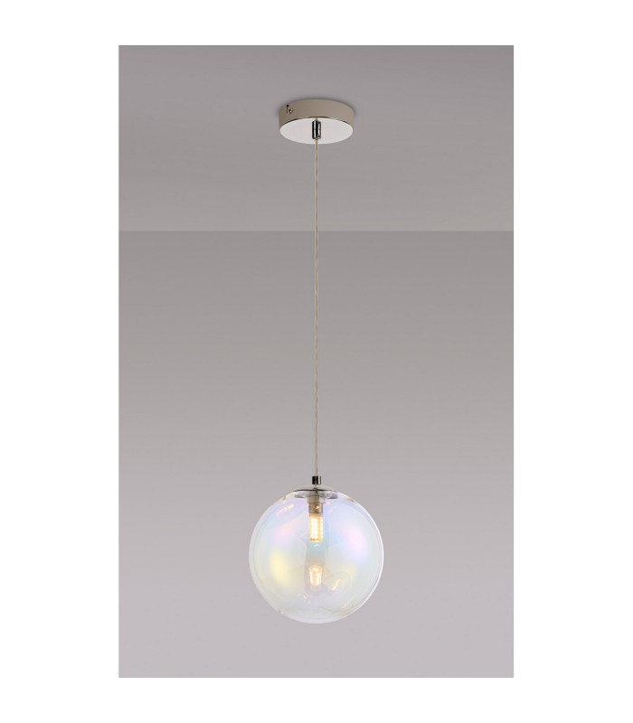 Newstead 18cm Single Pendant 1 x G9 Polished Chrome/Iridescent-3