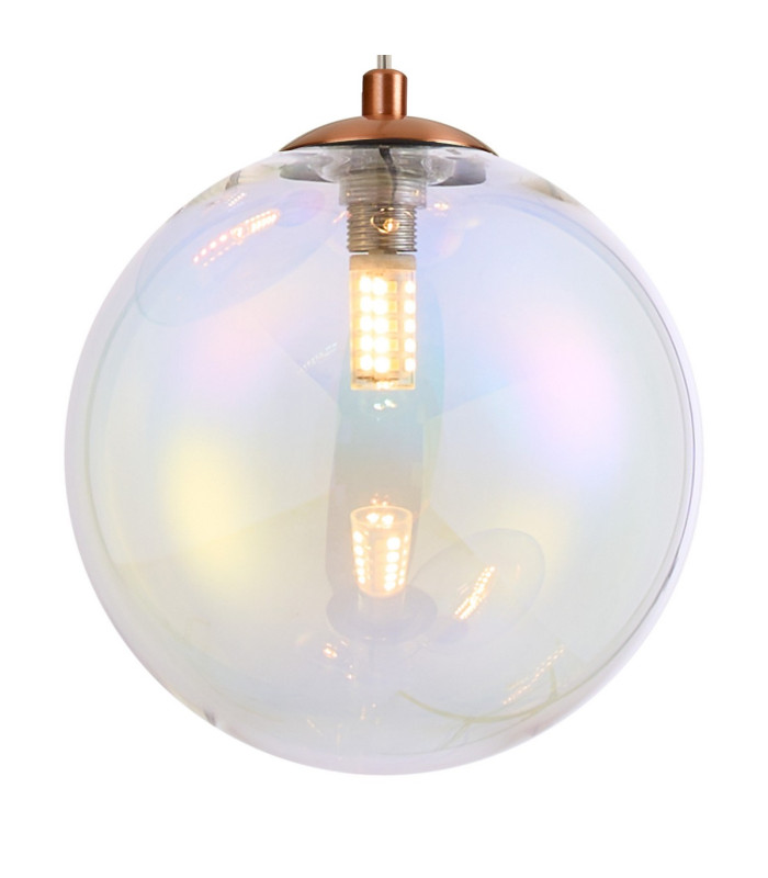 Newstead 18cm Single Pendant 1 x G9 Polished Chrome/Iridescent-6