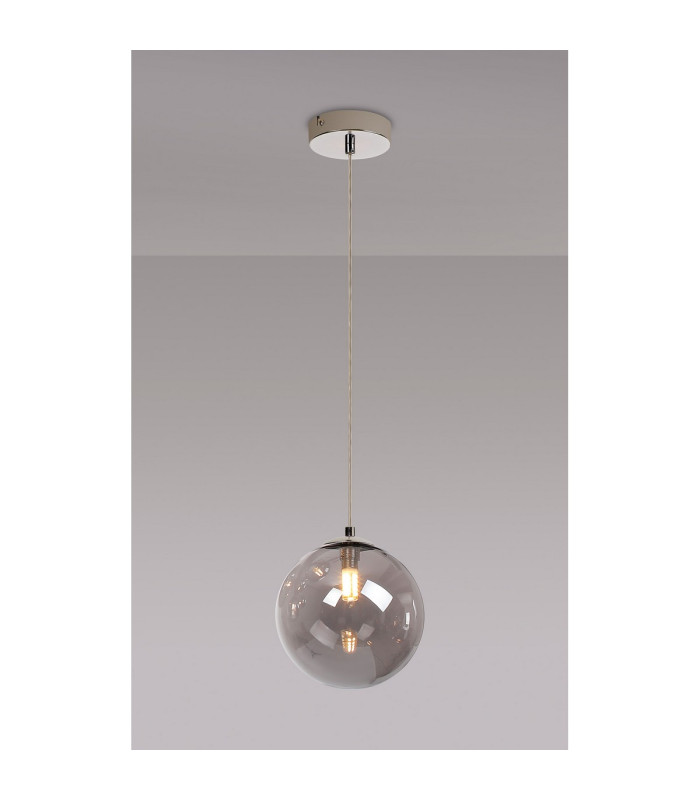 Newstead 18cm Single Pendant 1 x G9 Polished Chrome/Smoke-3