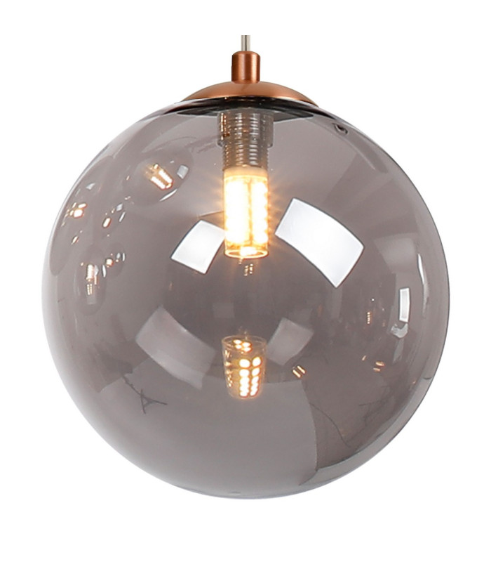 Newstead 18cm Single Pendant 1 x G9 Polished Chrome/Smoke-6