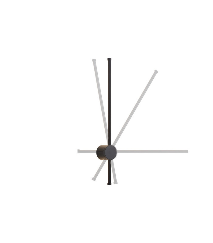 Millbrook 65cm Wall Lamp 12W LED 3000K 1100lm IP54 Black -5
