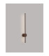 Millbrook 65cm Wall Lamp 12W LED 3000K 1100lm IP54 Dark Brown -3