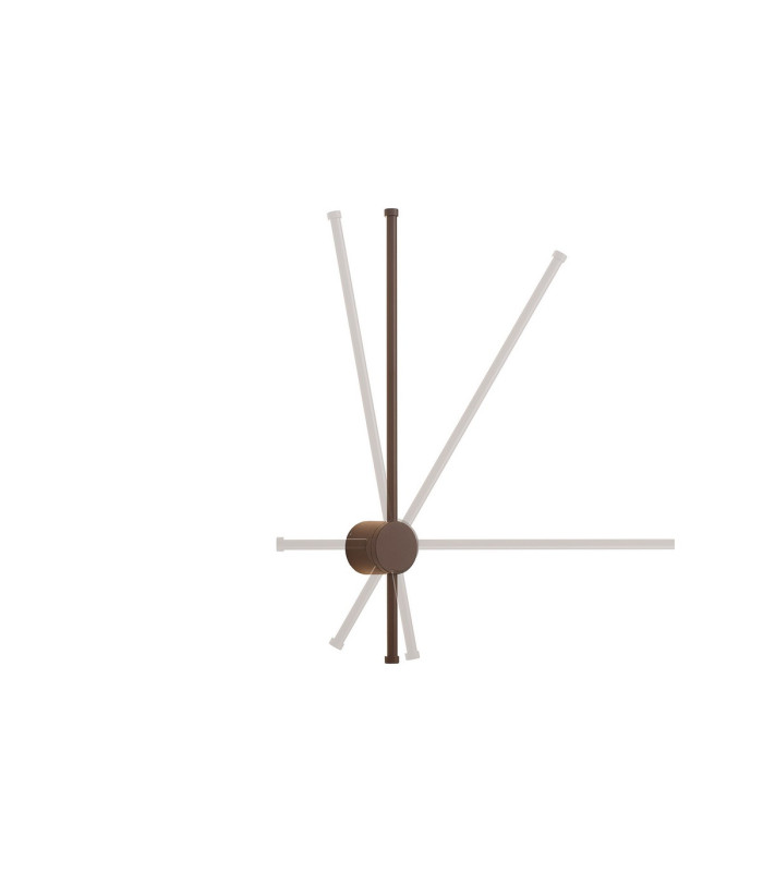 Millbrook 65cm Wall Lamp 12W LED 3000K 1100lm IP54 Dark Brown -4