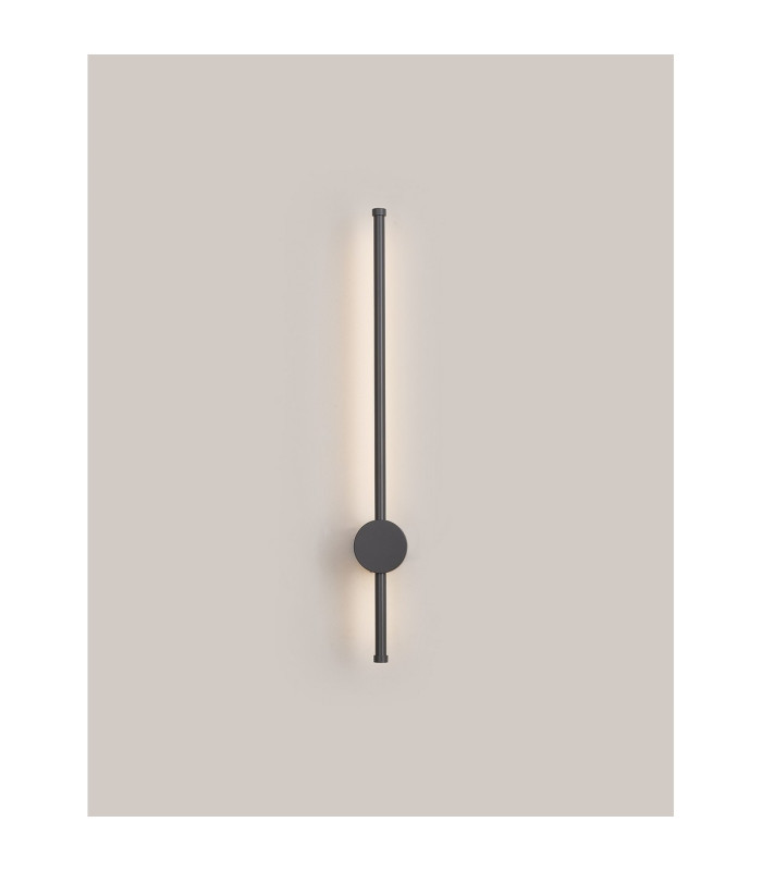 Millbrook 65cm Wall Lamp 12W LED 3000K 1100lm IP54 Dark Grey -12