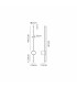 Millbrook 65cm Wall Lamp 12W LED 3000K 1100lm IP54 White -2